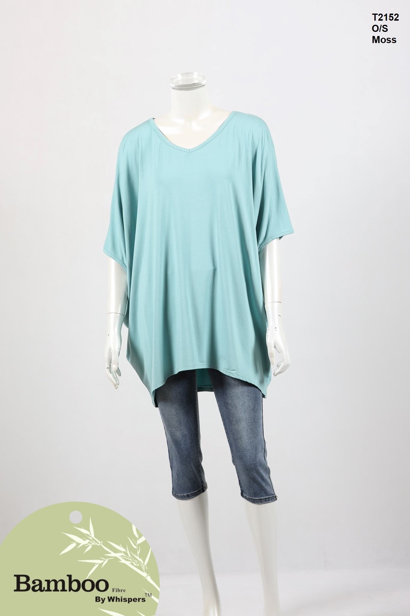 Bamboo Top V Neck