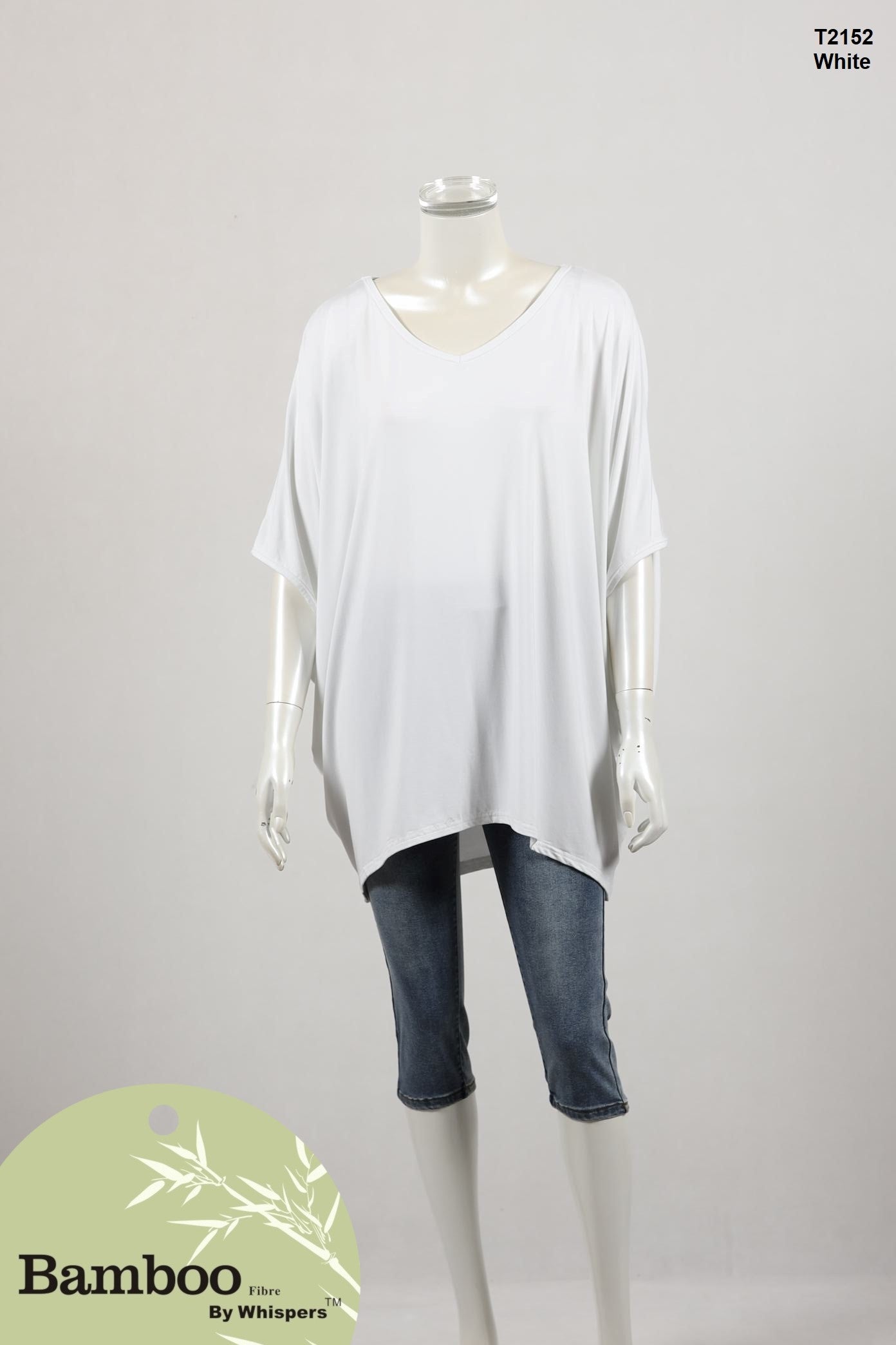 Bamboo Top V Neck