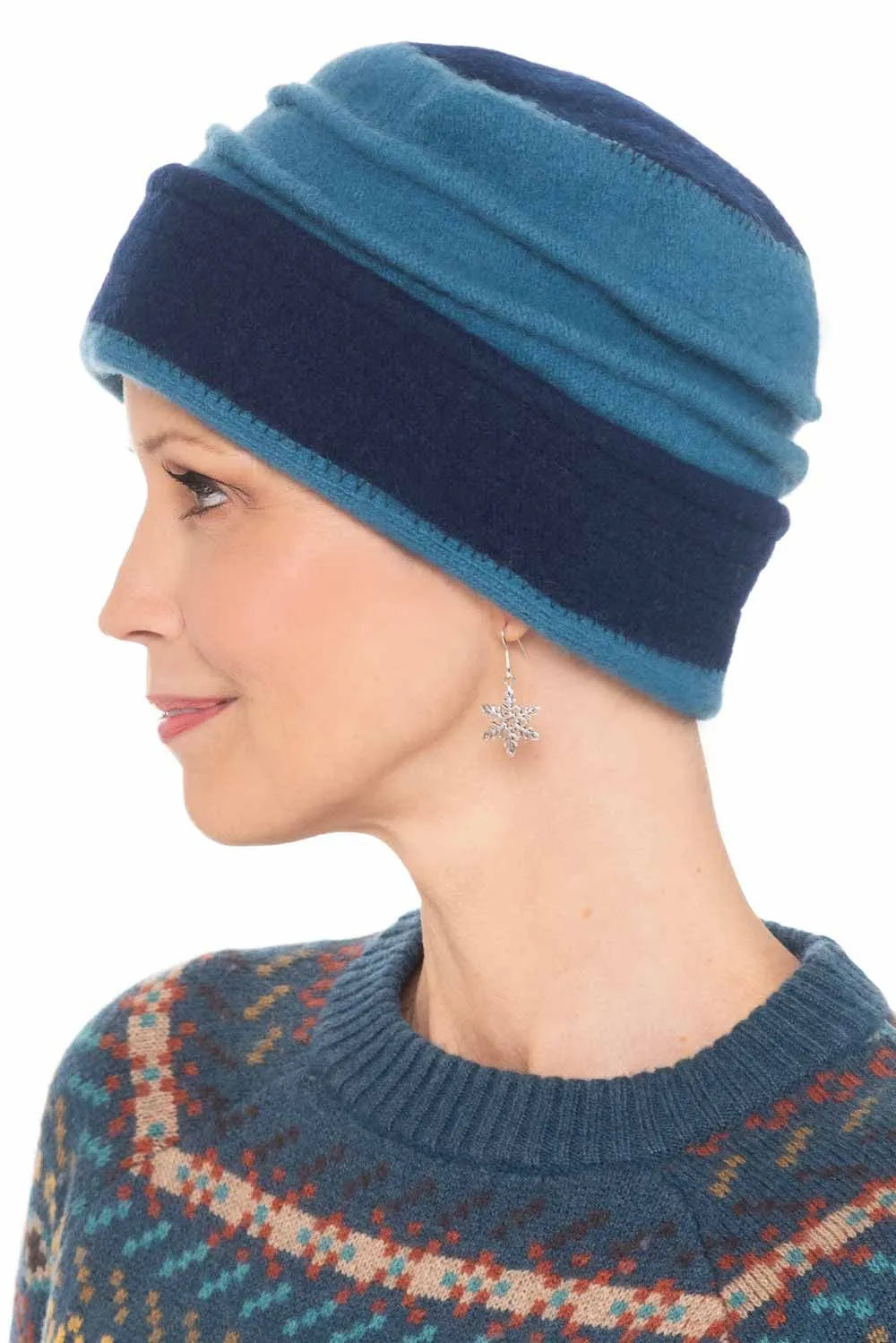 Arlet Two-Tone Pull-On Hat - Wigsisters