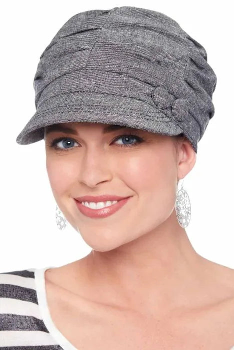 Pleated Newsboy Hat