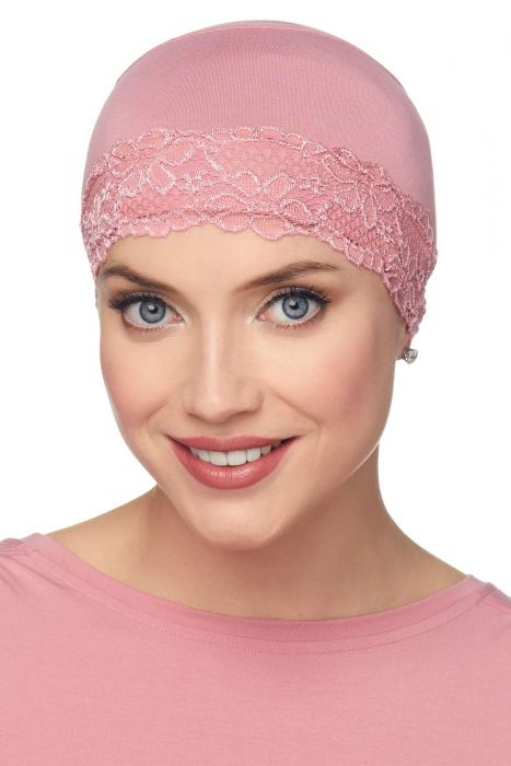 Bamboo Sleeping Cap with Lace