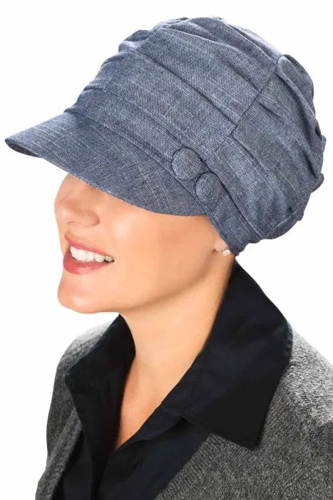 Pleated Newsboy Hat